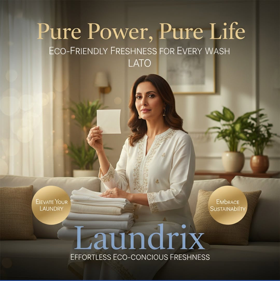 Laundrix Eco-Friendly Laundry Detergent Sheets